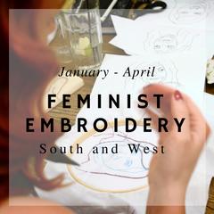 Feminist Embroidery craft workshops at Blabar Putney