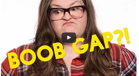Boob gap