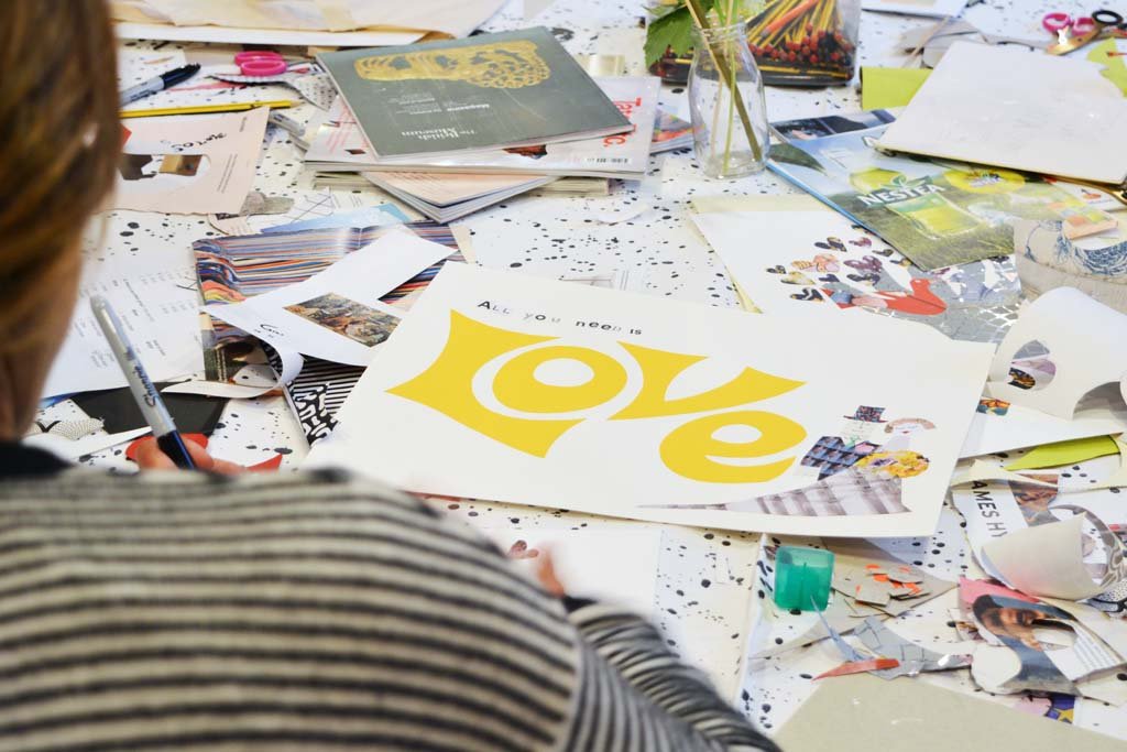 Gabriela Szulman Jewish Museum collage workshop Designs on Britain