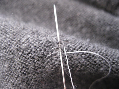 How to fix a hole in a jumper