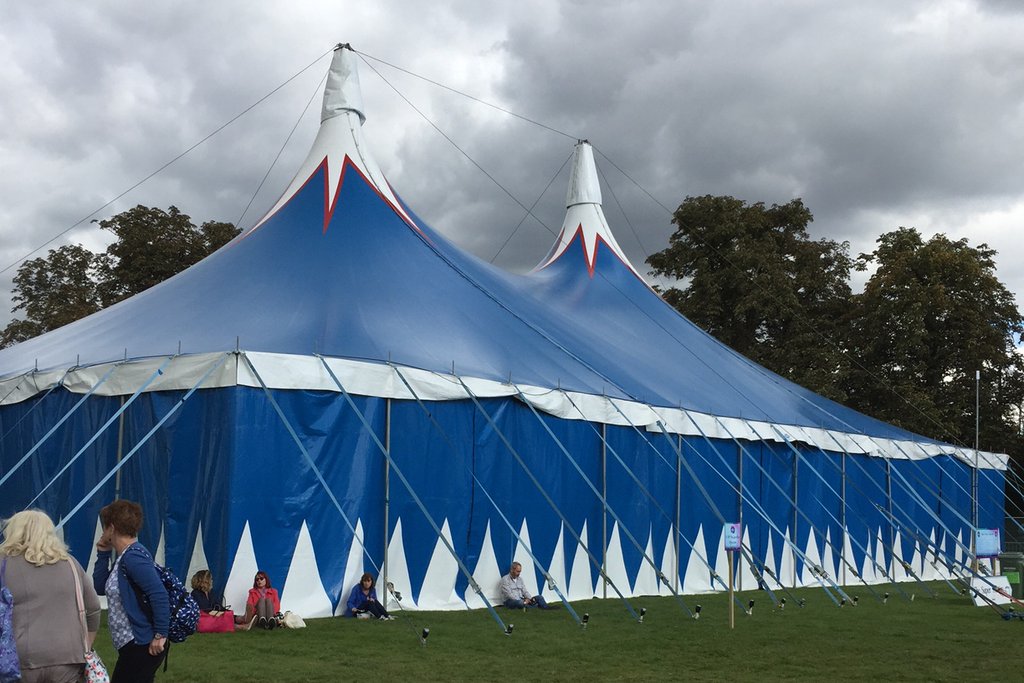 the super theatre at the Handmade Fair 