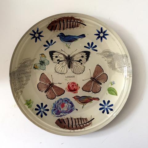Decoupage onto Glass